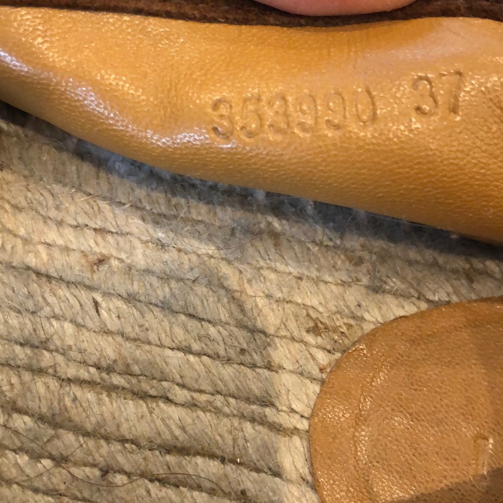 Gucci Brown Espadrilles with Woven Design - Picture 5 of 5